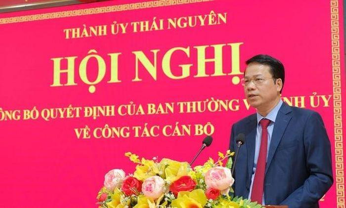 Bí thư Thành ủy Thái Nguyên Dương Văn Lượng.