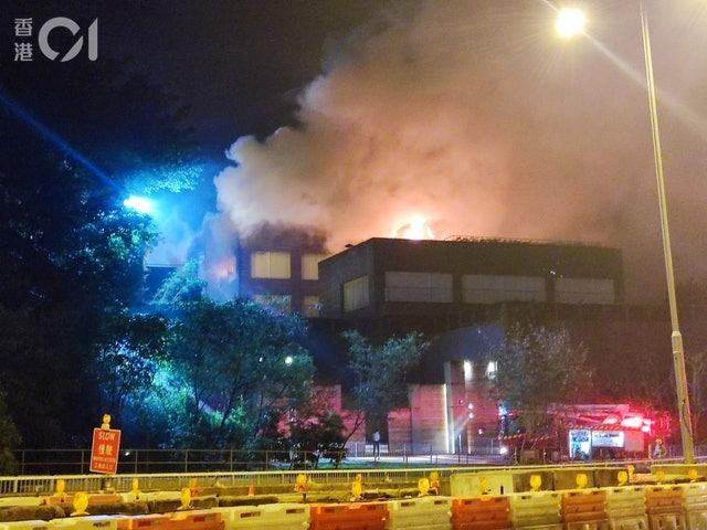 Hiện trường vụ cháy dinh thự của Lâm Thanh Hà. Hiện trường vụ cháy dinh thự của Lâm Thanh Hà.