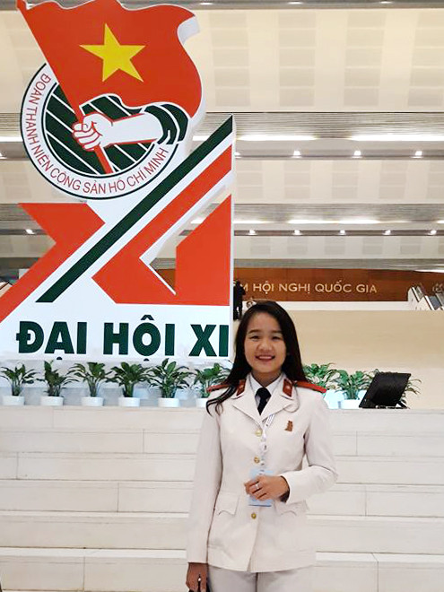 Nữ sinh đọc tâm thư Đại hội Đoàn gửi tuổi trẻ Việt Nam là ai? ảnh 1