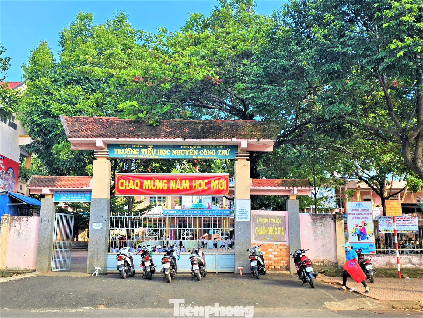 Trường Tiểu học Nguyễn Công Trứ - nơi có hơn 1.000 học sinh đang học chương trình liên kết