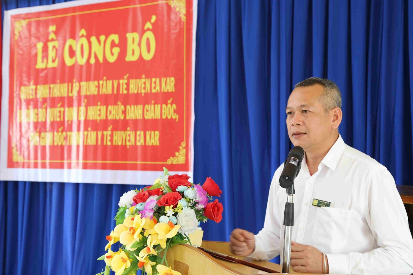 Ông Nay Phi La. Ảnh: Sở Y tế Đắk Lắk Ông Nay Phi La. Ảnh: Sở Y tế Đắk Lắk