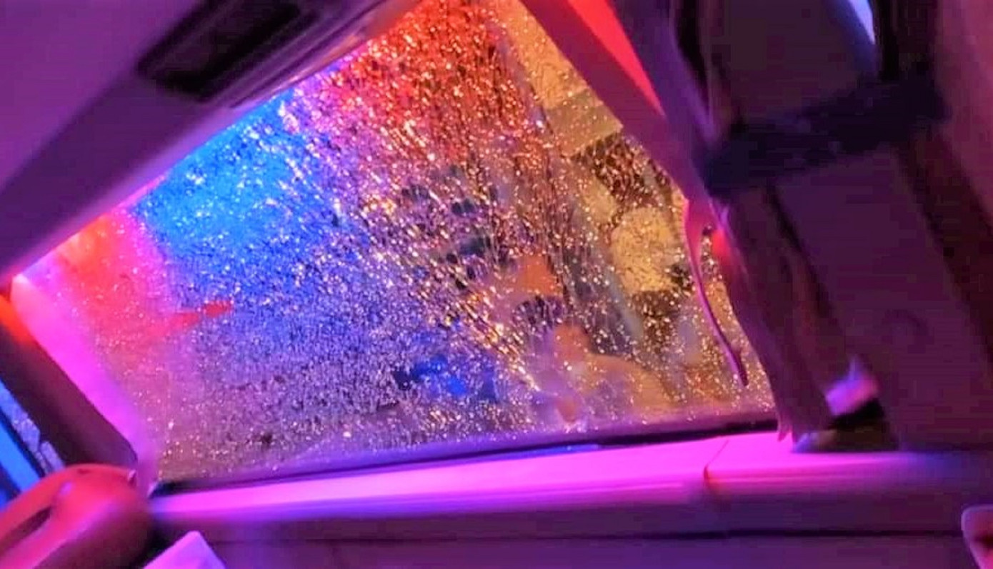 Xe khách của nhà xe Phúc Hải bị ném đá khi đi qua địa phận Đắk Lắk