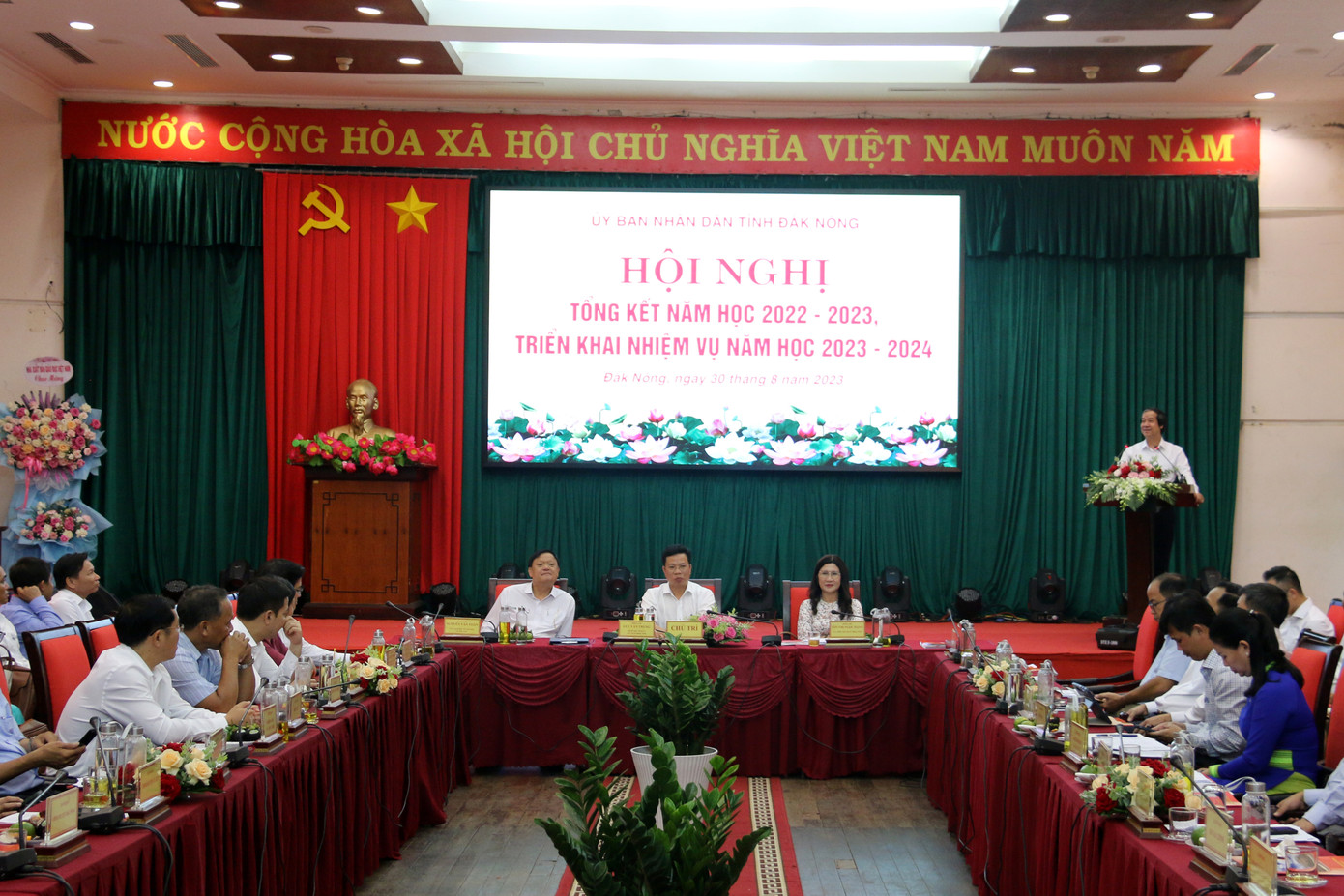 Bộ trưởng Nguyễn Kim Sơn tham dự hội nghị tại tỉnh Đắk Nông