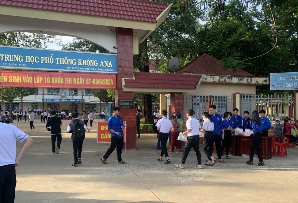 Điểm chuẩn vào lớp 10 Trường THPT Krông Ana chỉ 5,0 điểm cho 3 môn thi