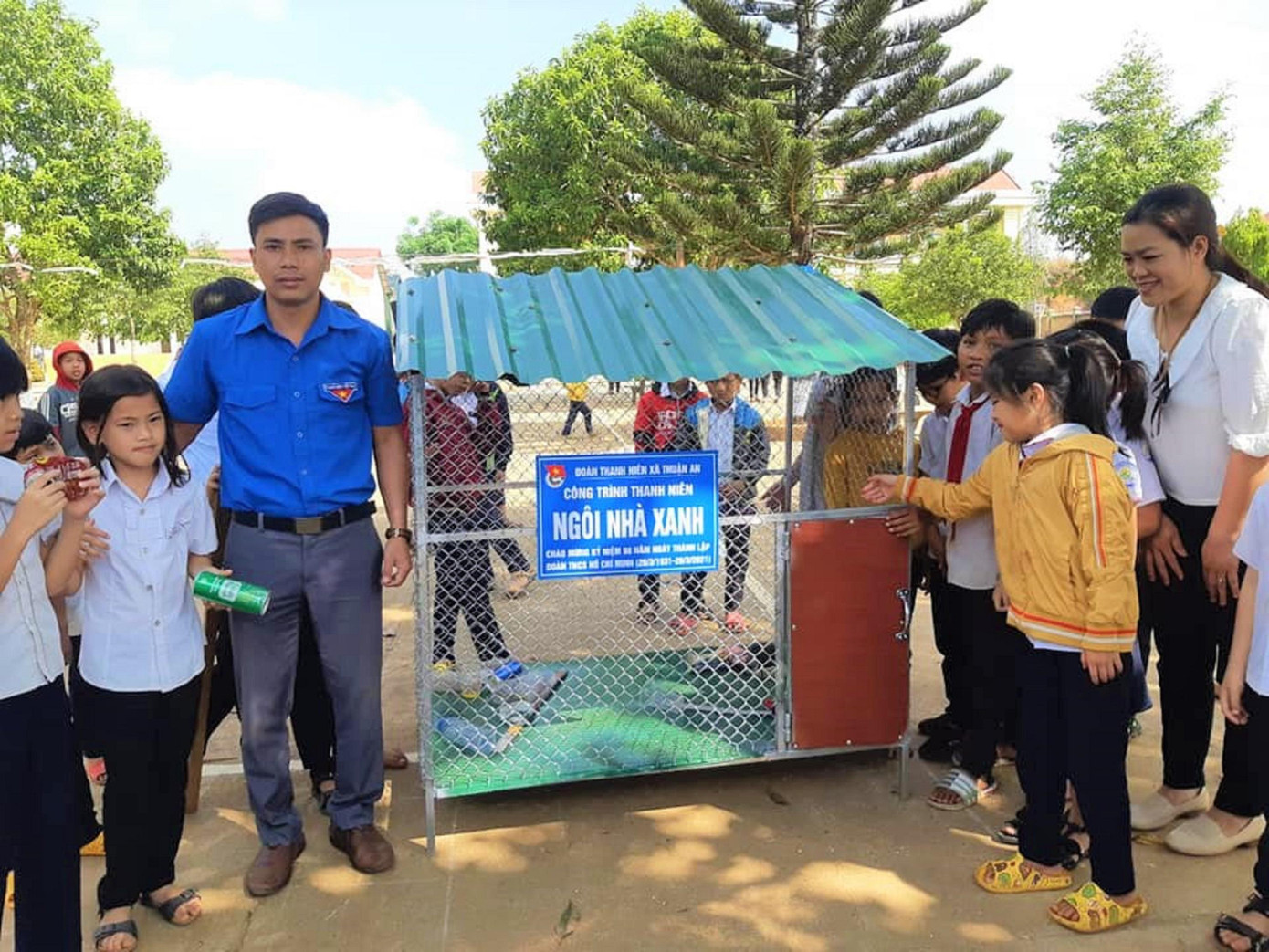 "Ngôi nhà xanh" giảm rác thải