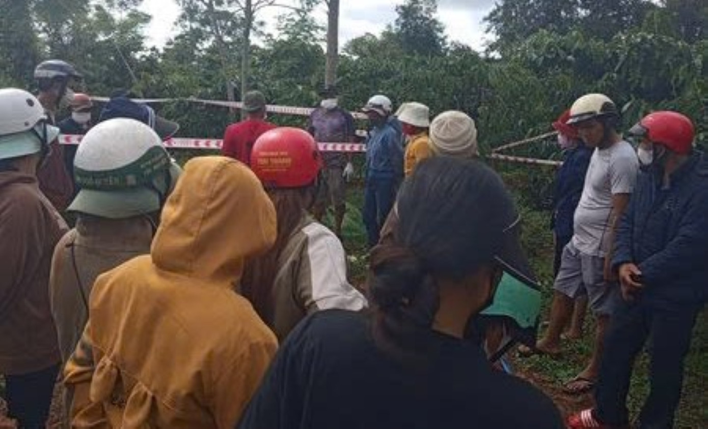 Nơi phát hiện thi thể nạn nhân