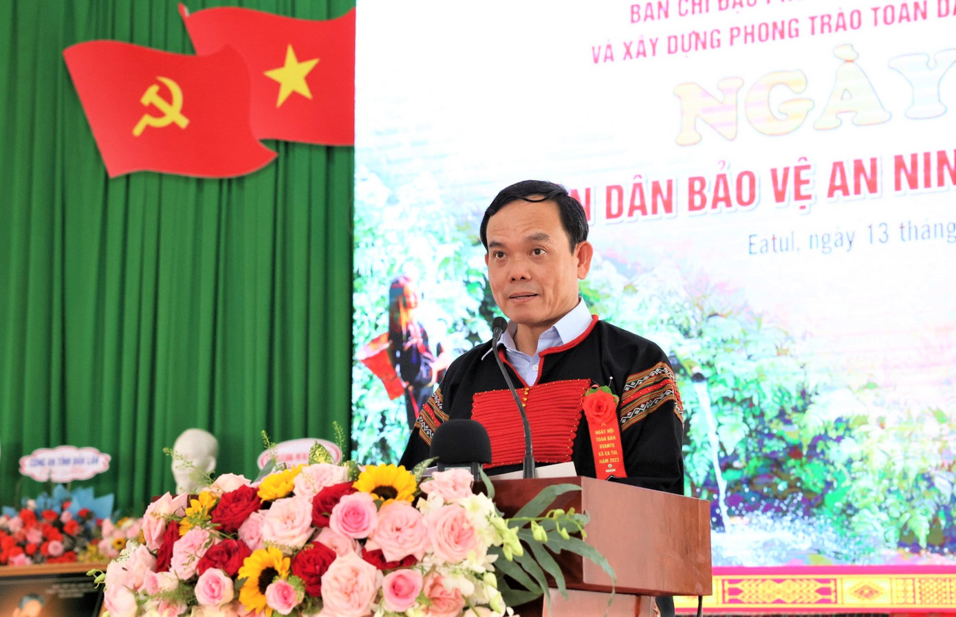 Phó Thủ tướng Chính phủ Trần Lưu Quang phát biểu