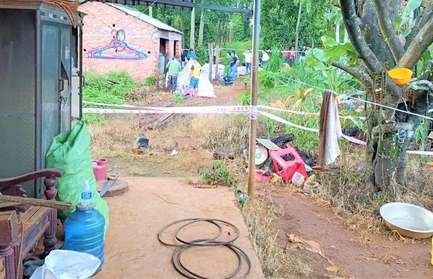 Hiện trường xảy ra vụ việc Hiện trường xảy ra vụ việc