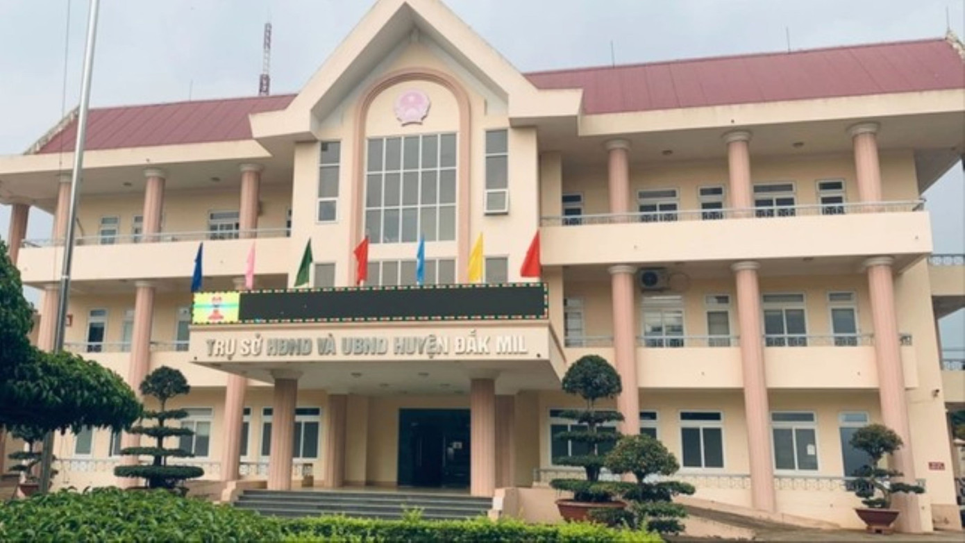 Trụ sở UBND huyện Đắk Mil. Trụ sở UBND huyện Đắk Mil.