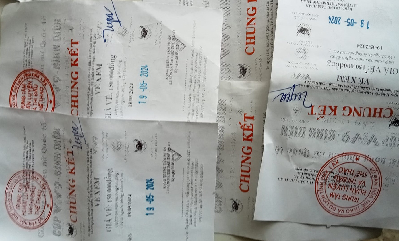 Những tấm vé chung kết giải bóng chuyền tối nay Những tấm vé chung kết giải bóng chuyền tối nay