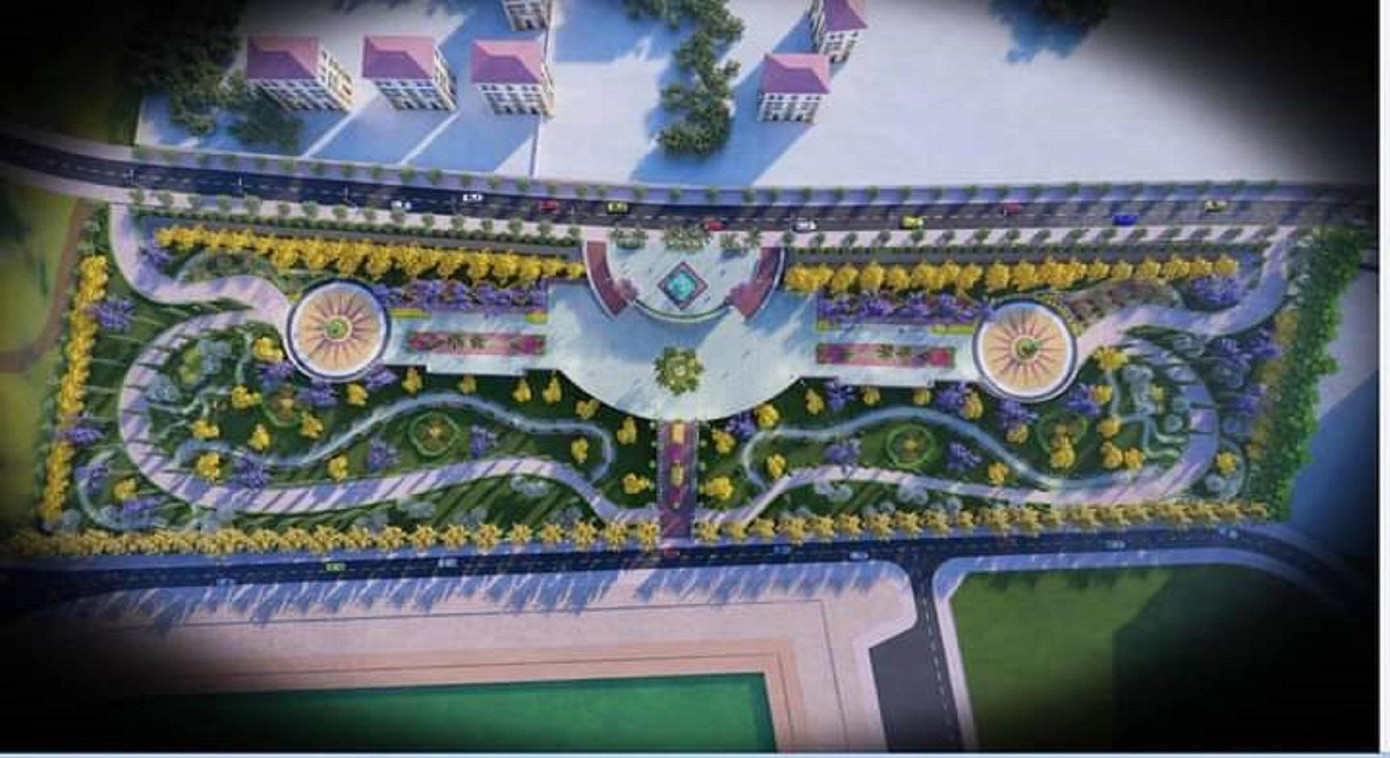 Phối cảnh Công viên hoa thanh niên và Khu vui chơi, giải trí thanh thiếu nhi Phối cảnh Công viên hoa thanh niên và Khu vui chơi, giải trí thanh thiếu nhi