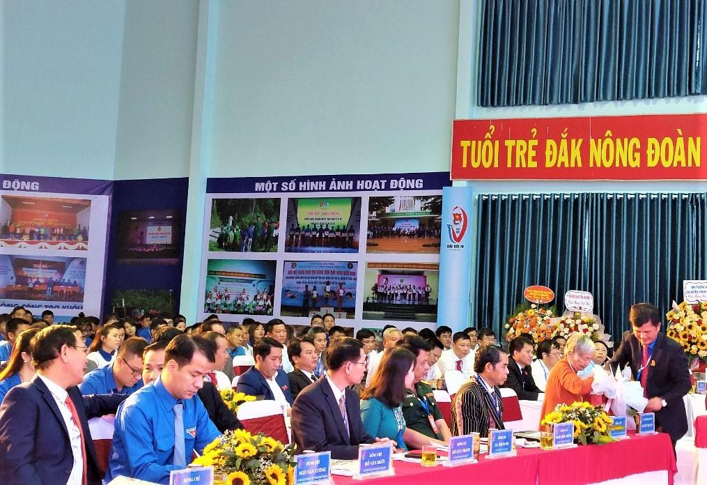 Đại diện lãnh đạo tỉnh Đắk Nông, lãnh đạo Trung ương Đoàn dự Đại hội Đại diện lãnh đạo tỉnh Đắk Nông, lãnh đạo Trung ương Đoàn dự Đại hội