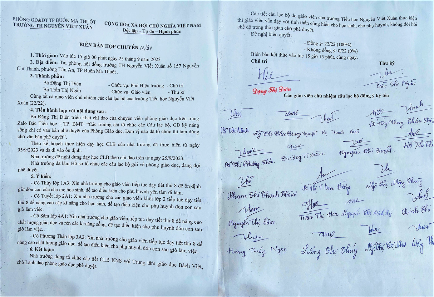 Các cô giáo muốn dạy CLB trong thời gian chờ phê duyệt