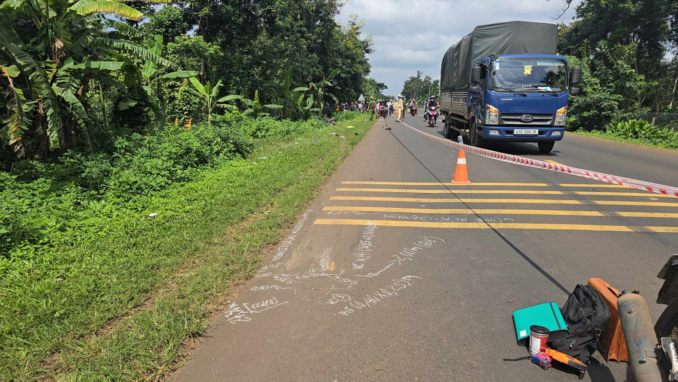 Hiện trường vụ tai nạn