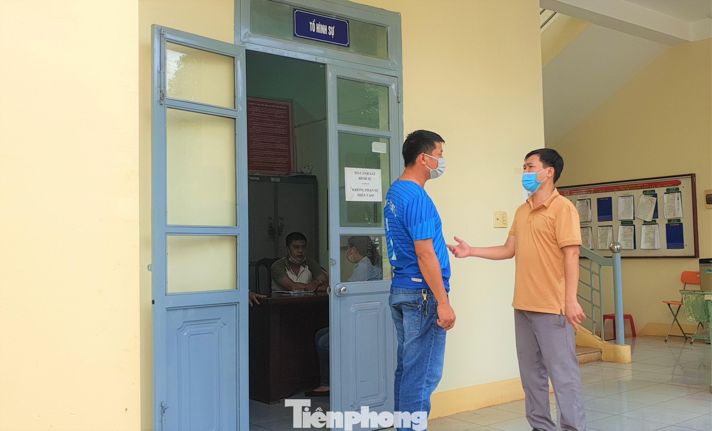 Chị P. làm việc với Công an phường Tân Lợi