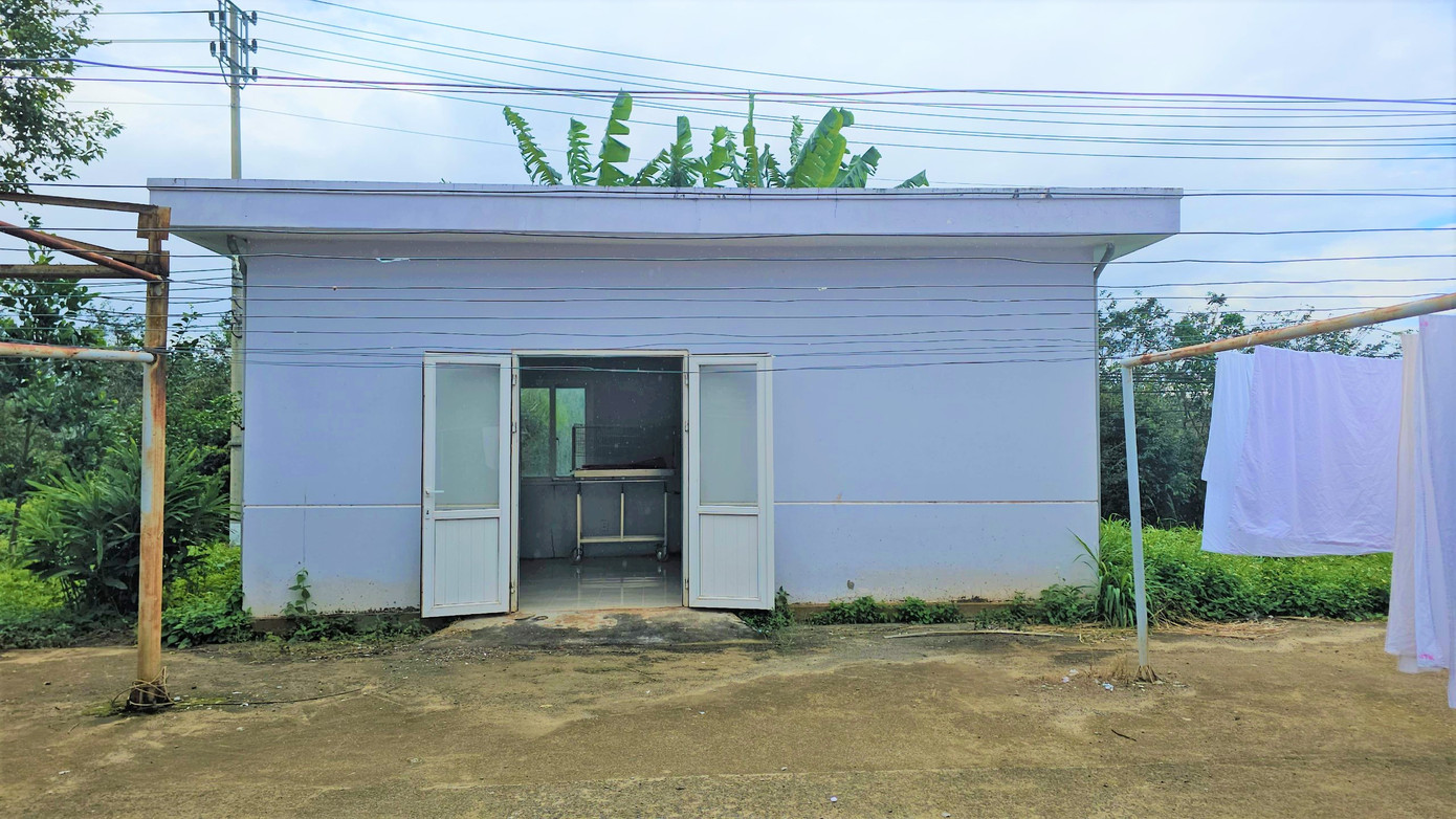 Khu vực đặt hệ thống xử lý rác thải. Khu vực đặt hệ thống xử lý rác thải.