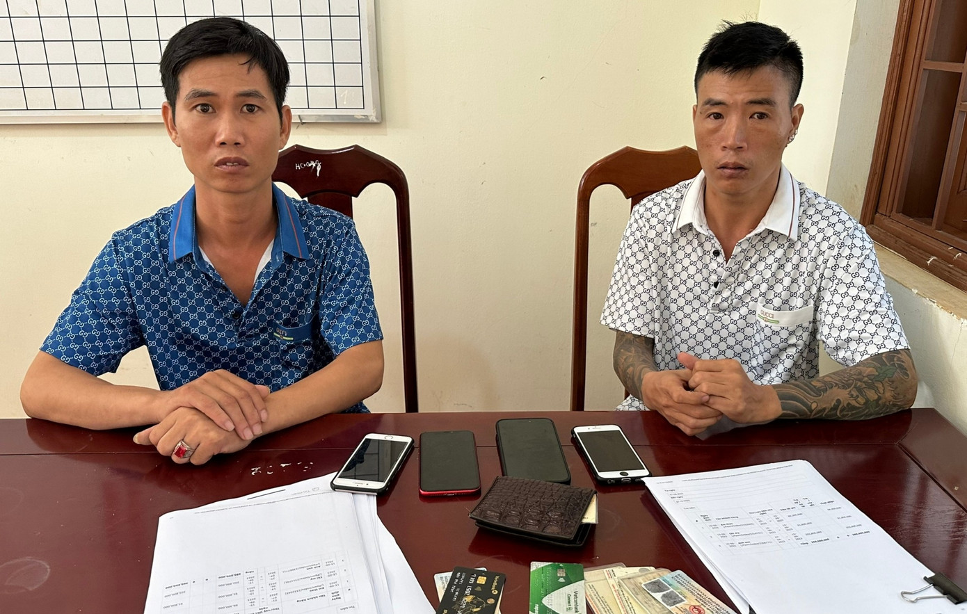 Hai đối tượng Đào Văn Khắc và Đào Văn Cương Hai đối tượng Đào Văn Khắc và Đào Văn Cương