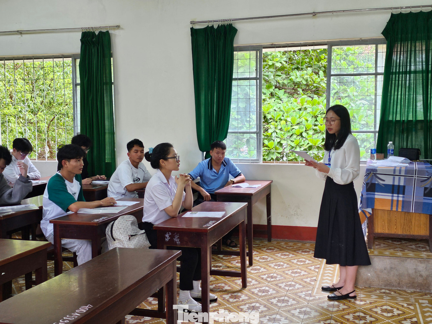 Thí sinh Đắk Lắk dự thi tốt nghiệp THPT năm 2024