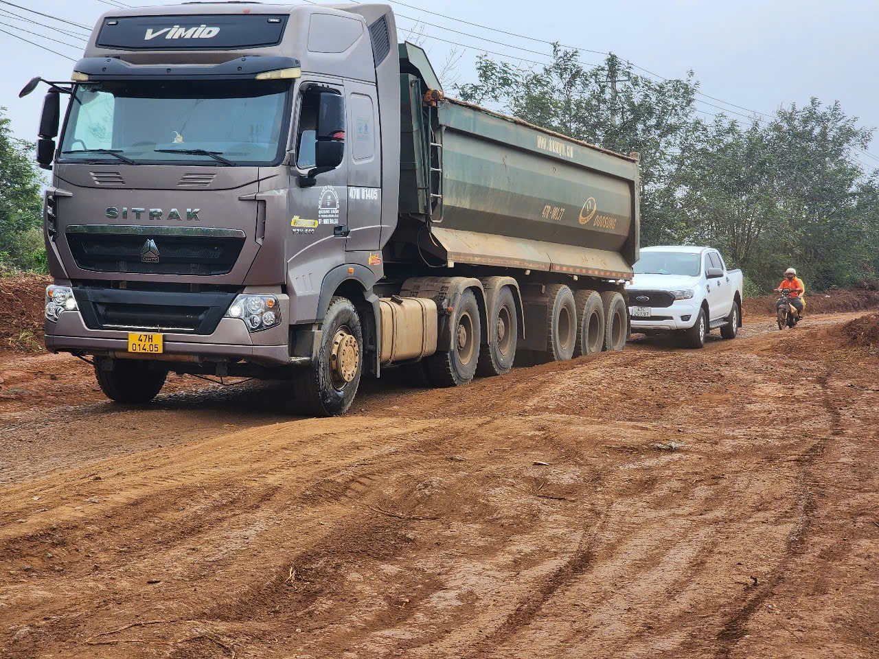 Nhiều vị trí của dự án đường Hồ Chí Minh đoạn tránh phía Đông TP. Buôn Ma Thuột chưa được thi công.