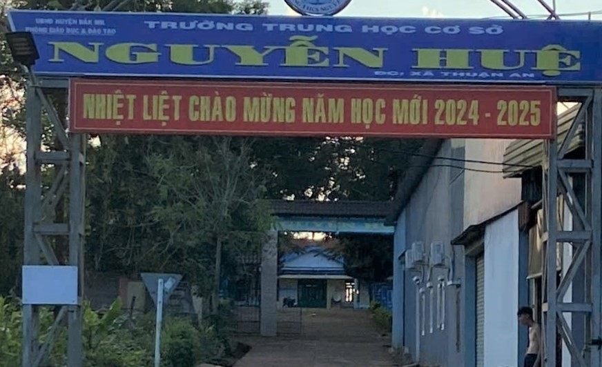 Nơi xảy ra vụ xô xát, khiến 2 nữ sinh nhập viện. Ảnh: T.H.