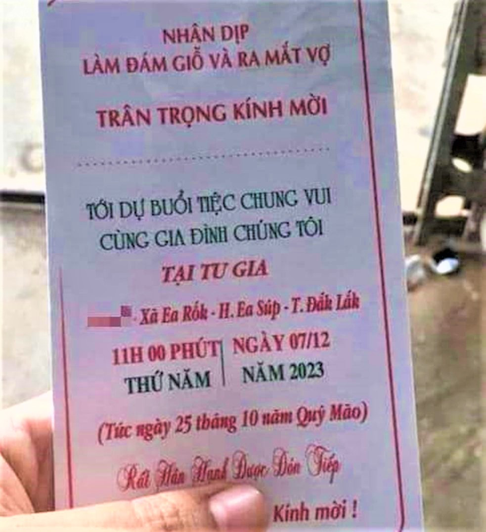 Tấm thiệp có nội dung khiến cộng đồng mạng xôn xao Tấm thiệp có nội dung khiến cộng đồng mạng xôn xao