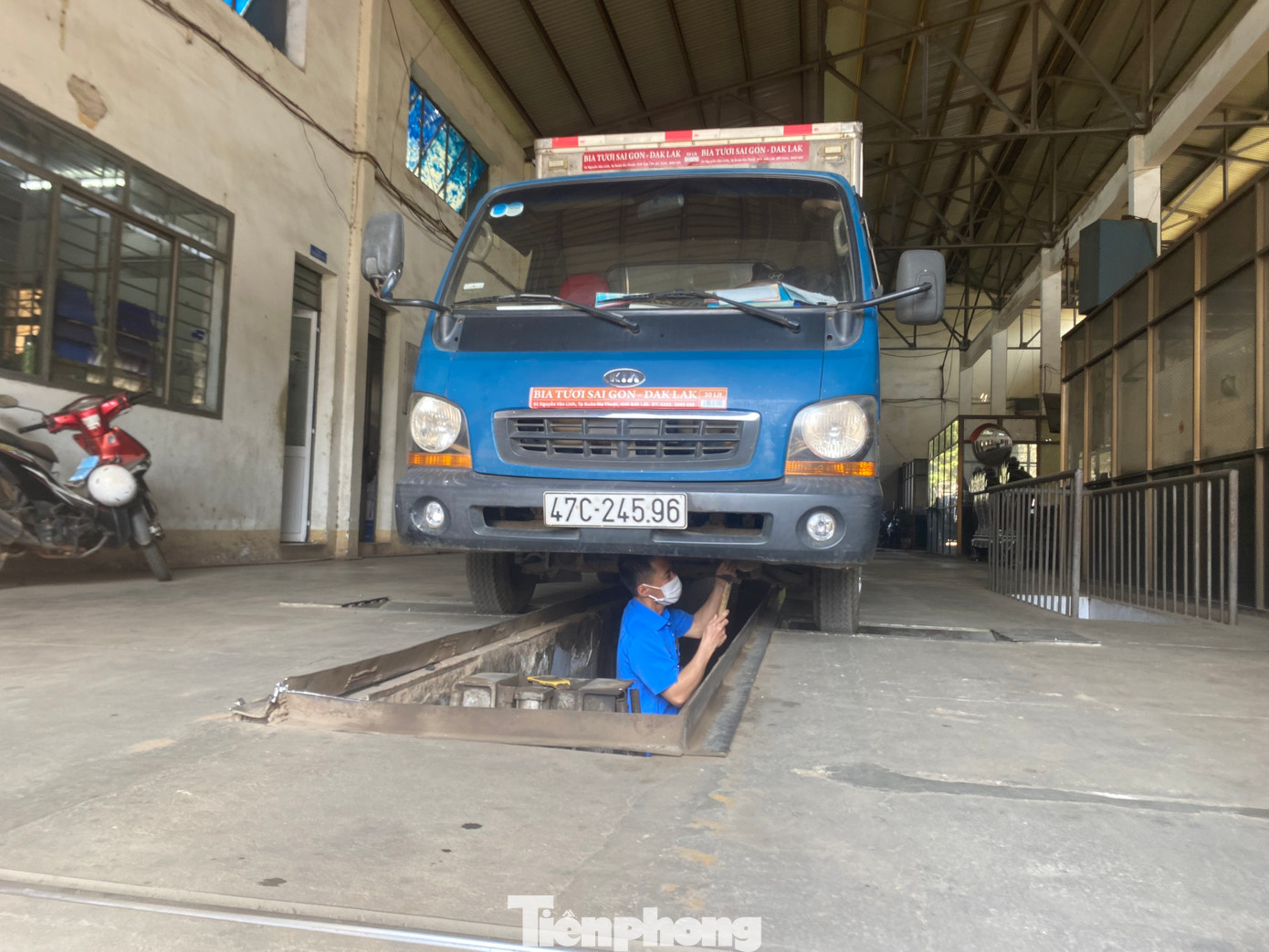 Mỗi ngày, Trung tâm đăng kiểm 4701D làm việc hết công suất Mỗi ngày, Trung tâm đăng kiểm 4701D làm việc hết công suất