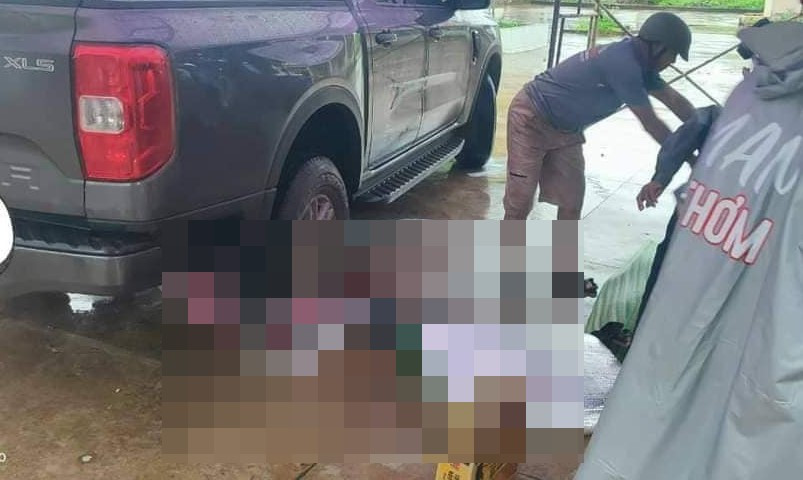 Hiện trường vụ lùi xe khiến một học sinh tử vong