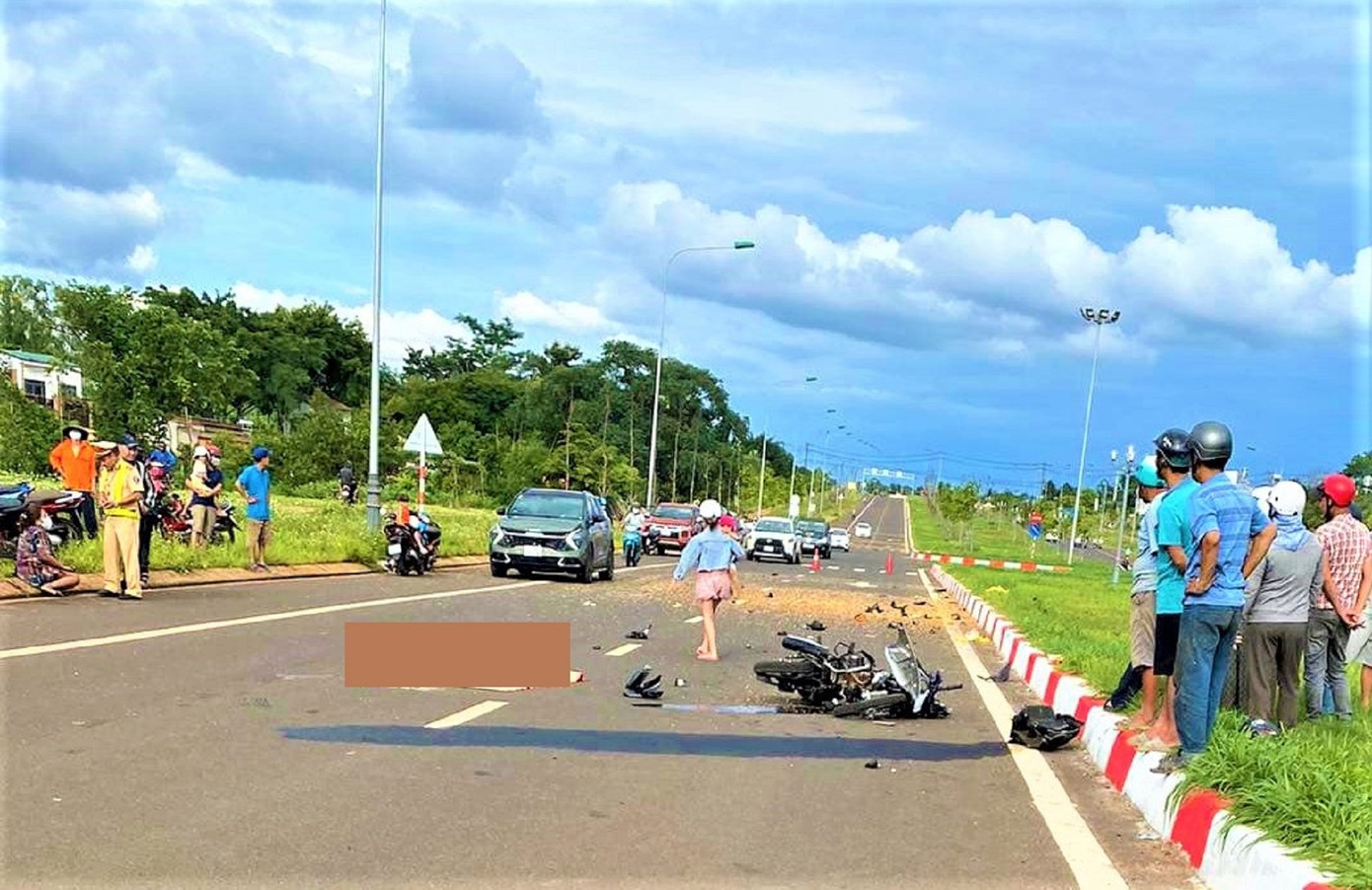 Hiện trường vụ tai nạn