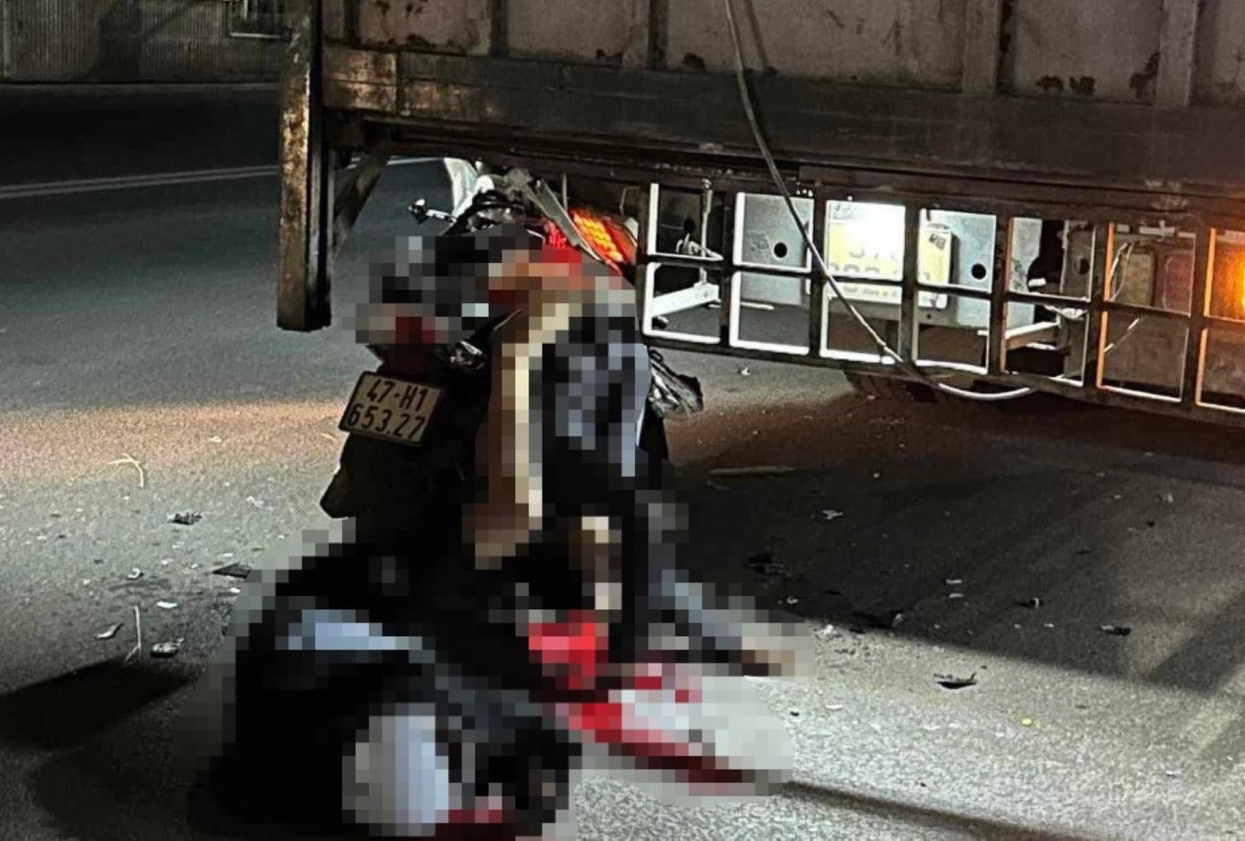 Hiện trường vụ tai nạn