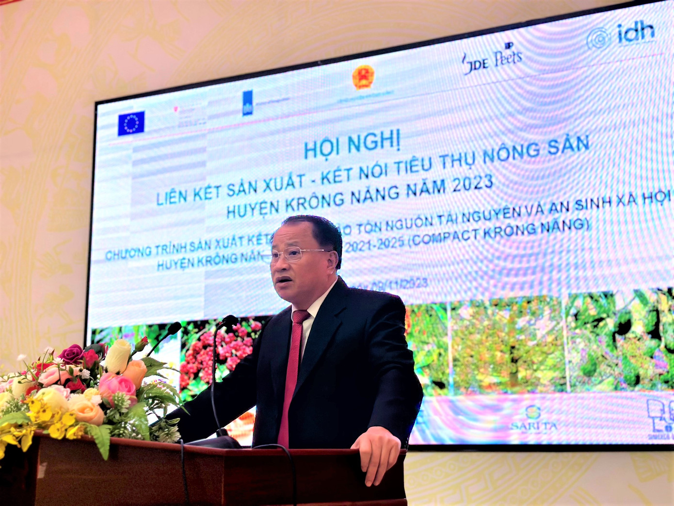 Ông Vũ Văn Mỹ - Chủ tịch UBND huyện Krông Năng. Ông Vũ Văn Mỹ - Chủ tịch UBND huyện Krông Năng.