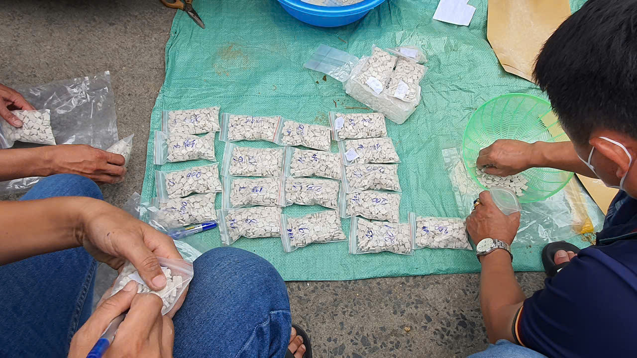 Tang vật thu được tại chuyên án