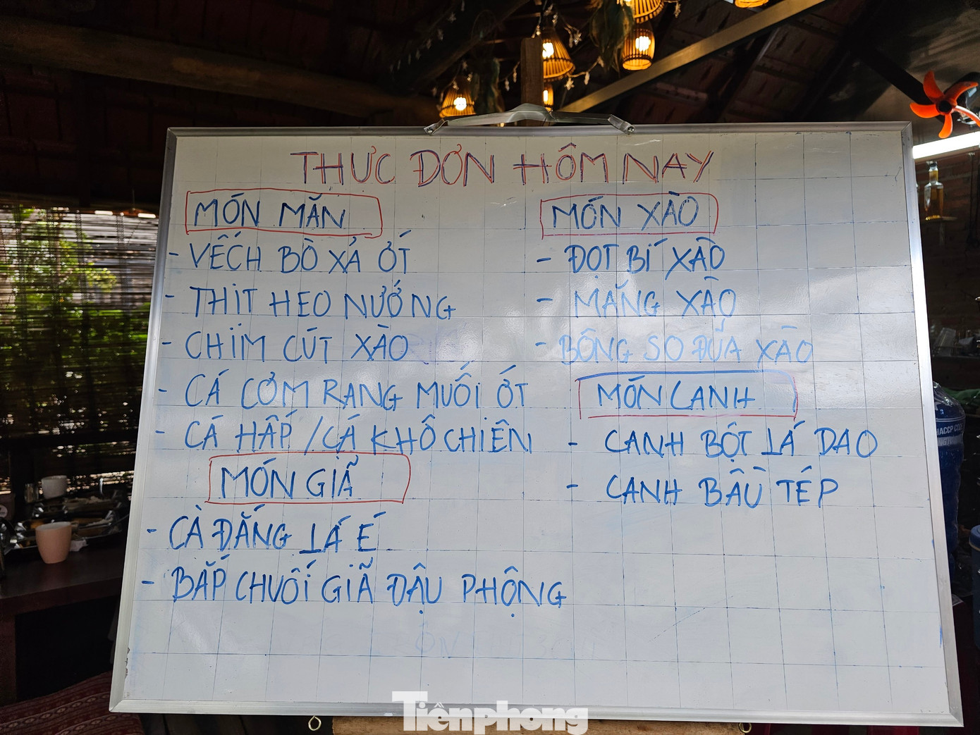 Thực đơn toàn những món ăn dân dã của người Êđê