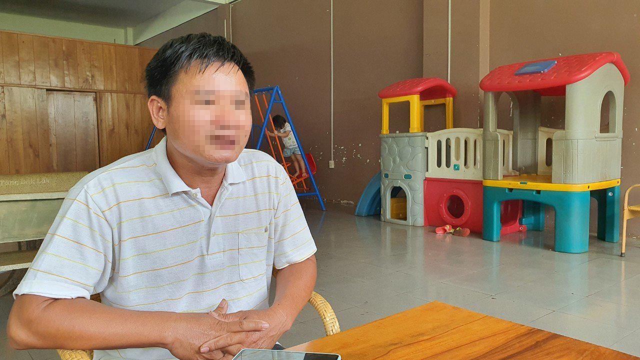 Anh D.- bố ruột cháu bé 3 tuổi bị mẹ khai tử dù còn sống. Ảnh: A.Đ