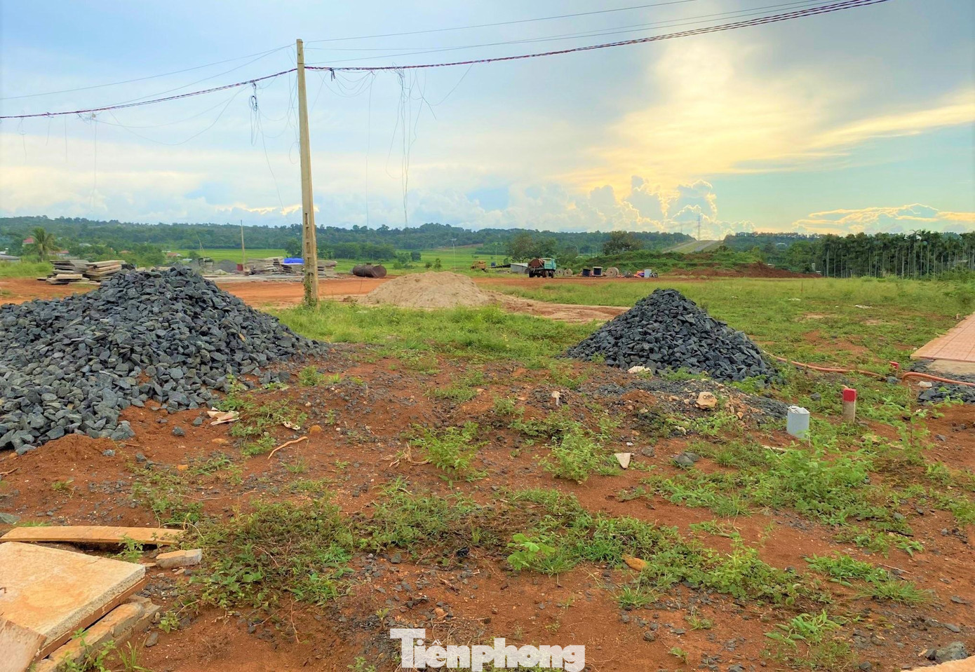 Một góc khu tái định cư thôn 1 xã Hòa Thắng