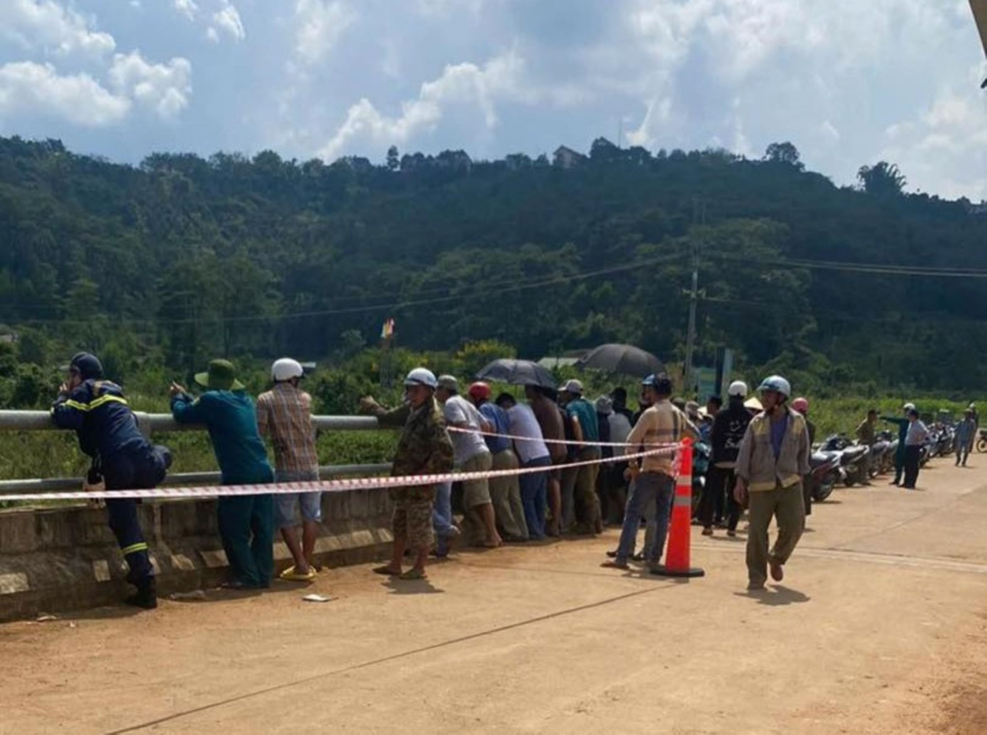 Nơi bà P nhảy xuống suối