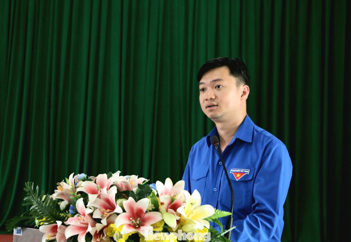 Anh Nguyễn Minh Triết, Bí thư Trung ương Đoàn phát biểu tại chương trình