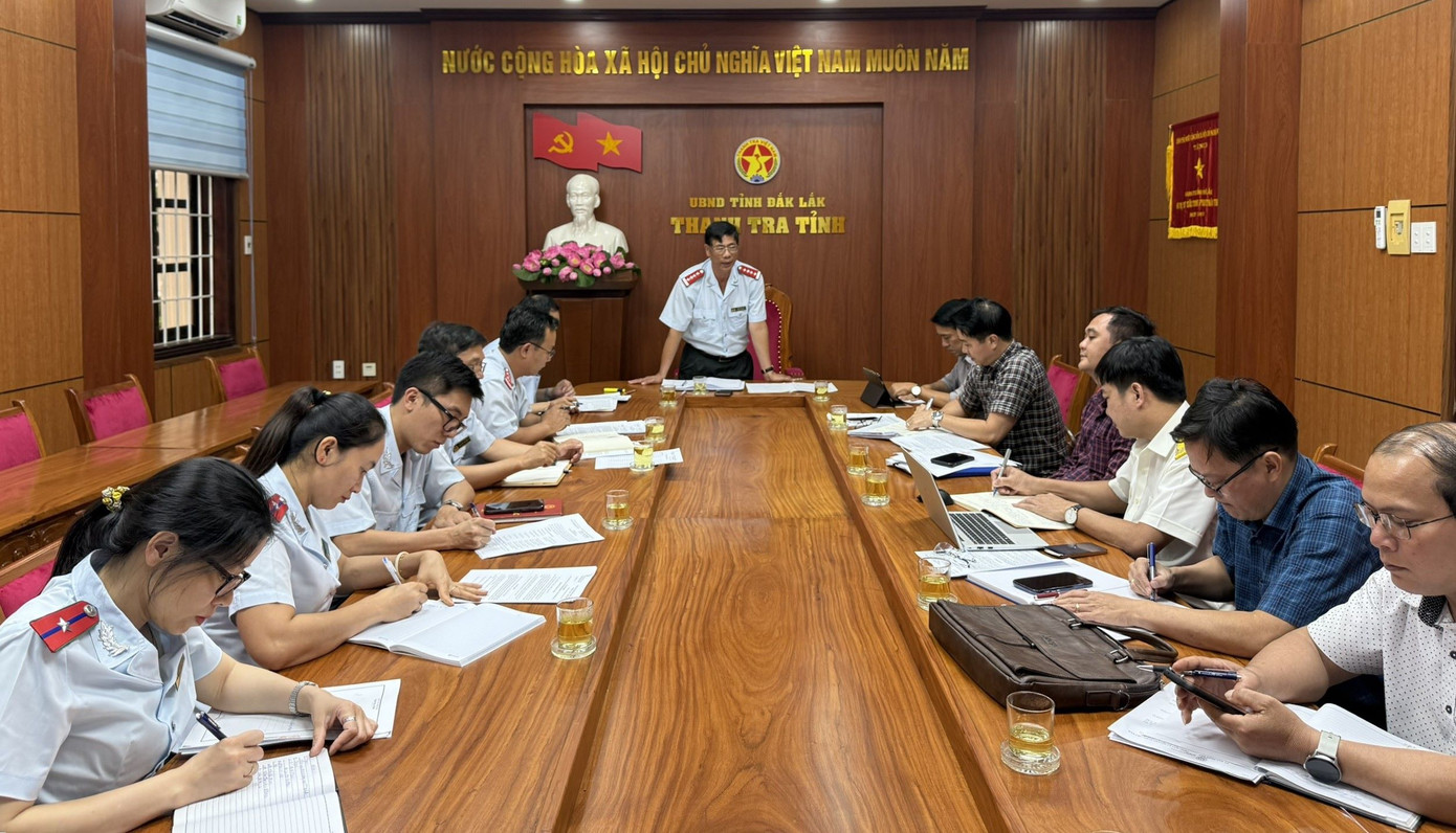 Thanh tra tỉnh Đắk Lắk công bố quyết định thanh tra