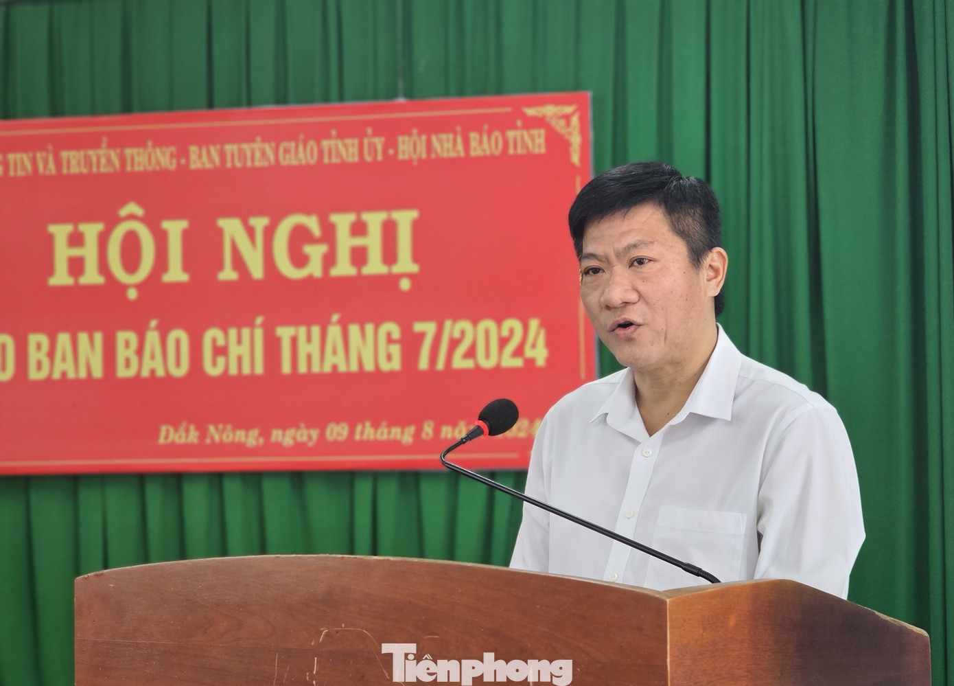 Ông Ngô Xuân Đông - Phó Giám đốc Sở NN&amp;PTNT, thông tin tại hội nghị