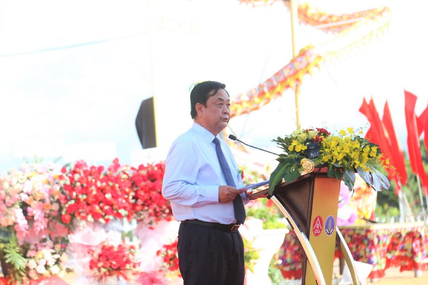 Ông Lê Minh Hoan - Bộ trưởng Bộ NN&amp;PTNT - phát biểu tại buổi lễ.