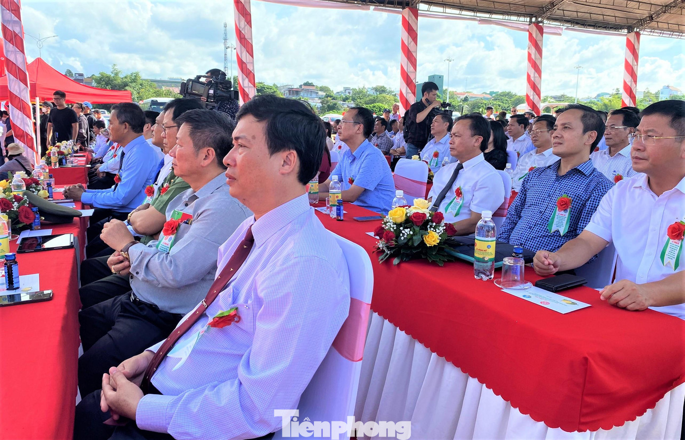 Lễ công bố xuất khẩu chuyến hàng sầu riêng được diễn ra tại huyện Krông Pắc