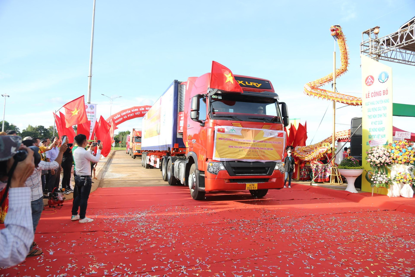 Lô sầu riêng đầu tiên được xuất khẩu chính ngạch