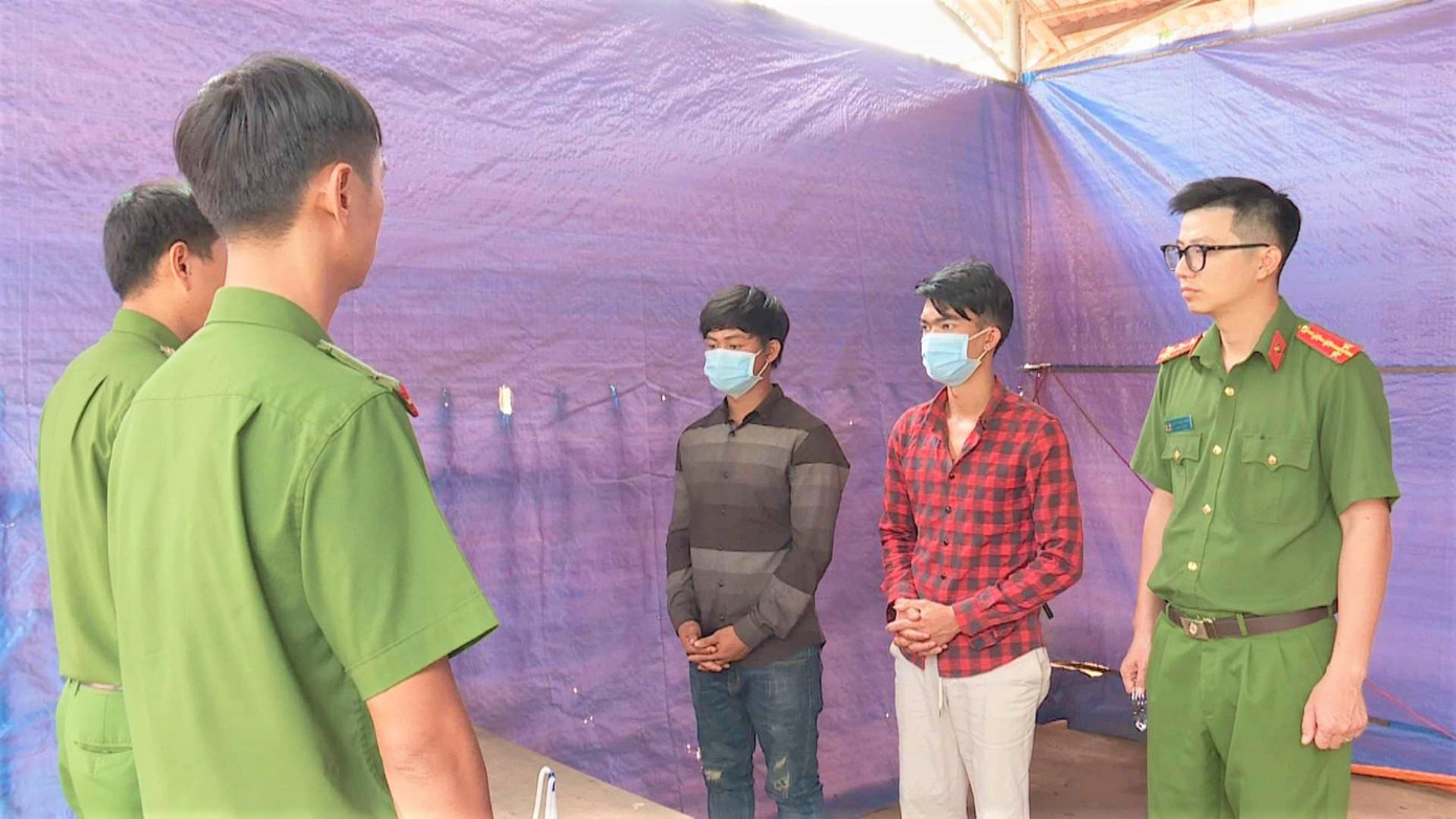 Hai đối tượng Sơn bị bắt tạm giam