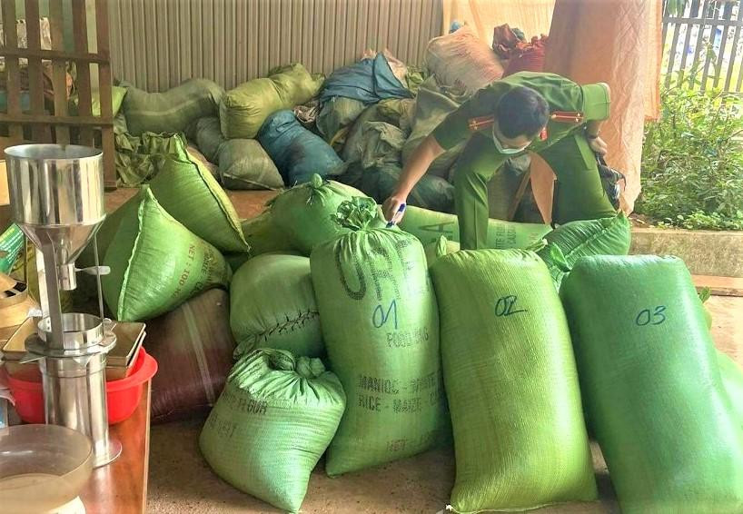 Số nông sản còn lại của vợ chồng ông N.C.T.