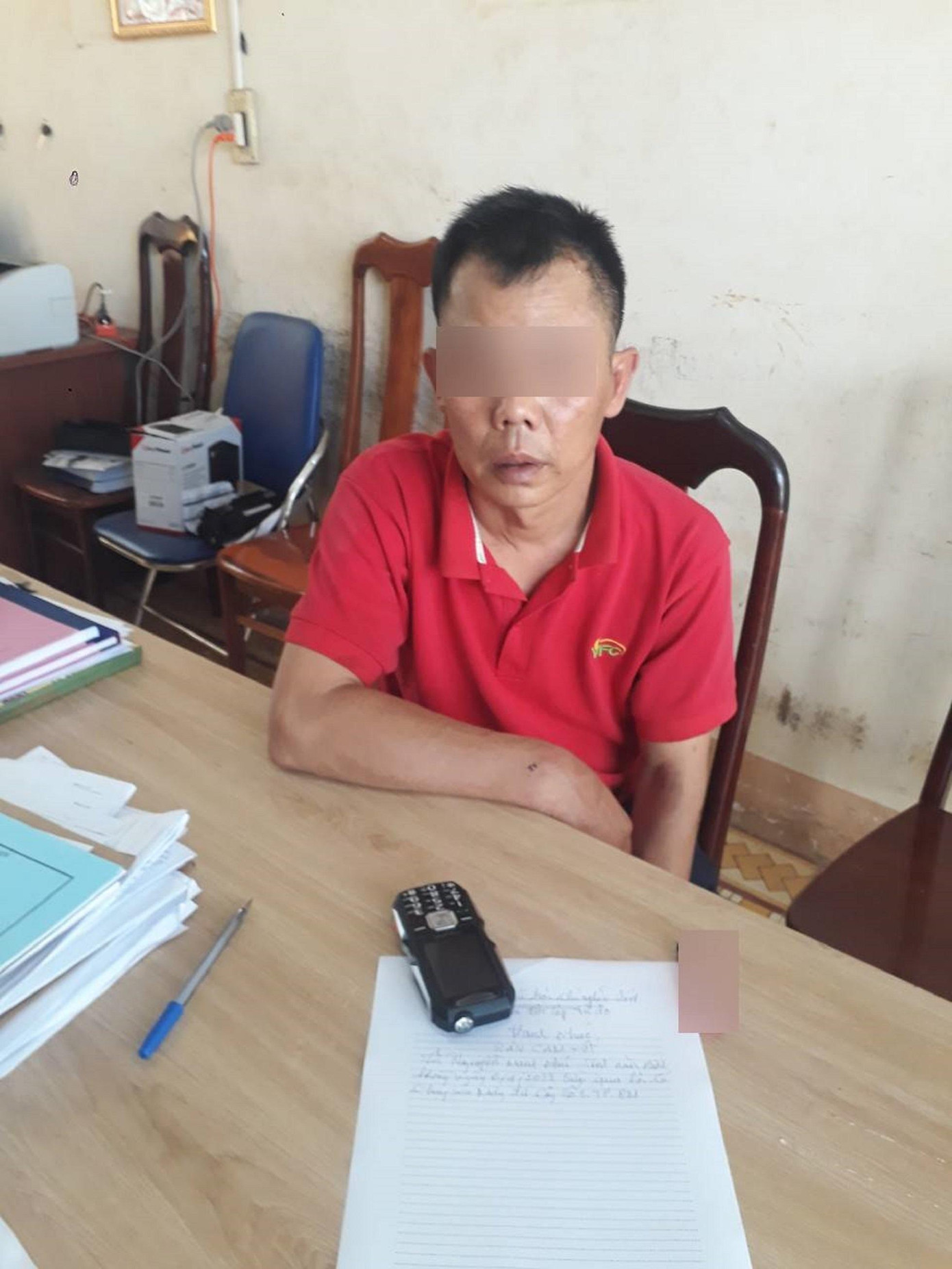 Hình ảnh P. làm việc với cơ quan công an Hình ảnh P. làm việc với cơ quan công an