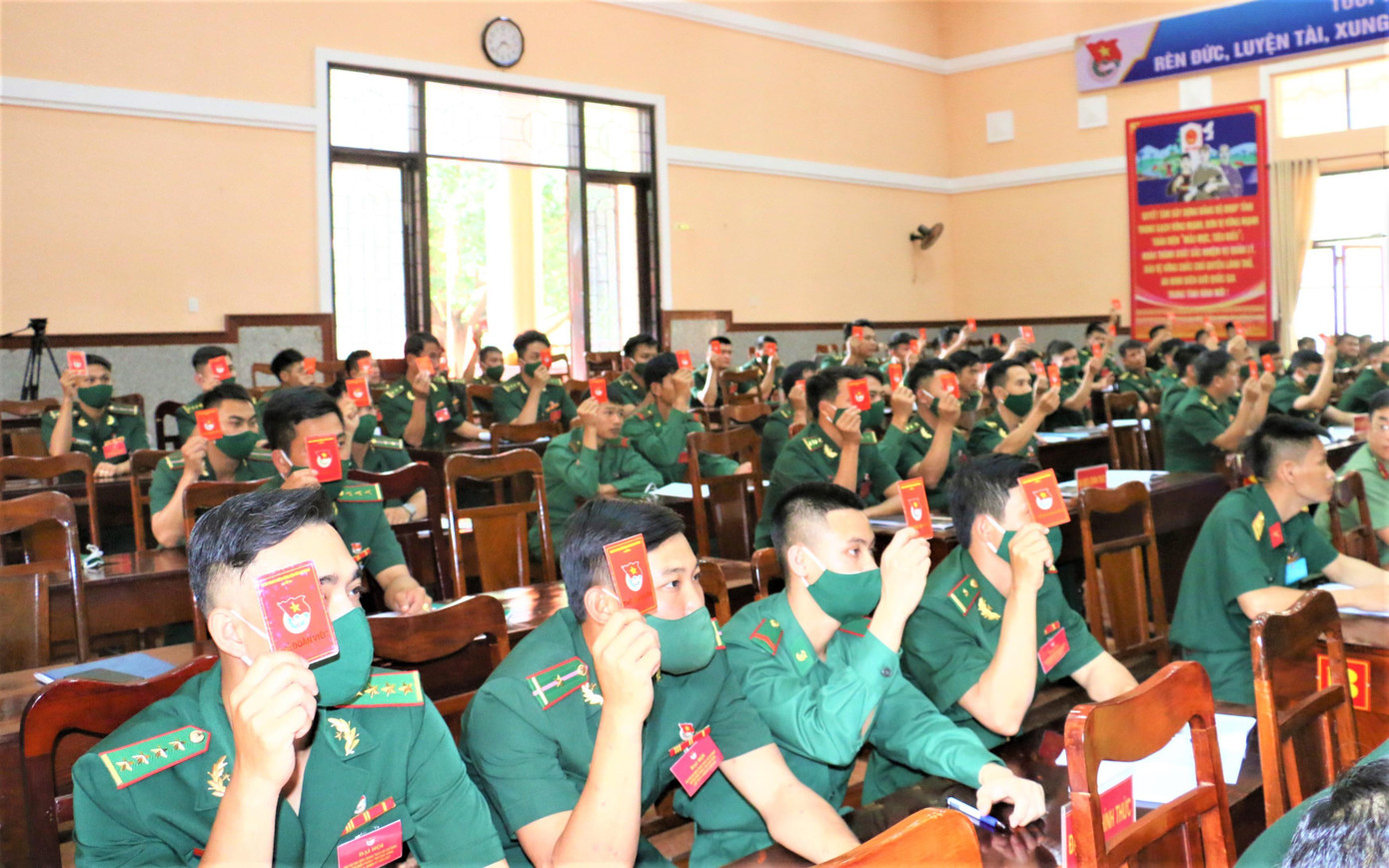 Các đại biểu trẻ tham gia đại hội góp phần nâng cao bản lĩnh tuổi trẻ cả nước