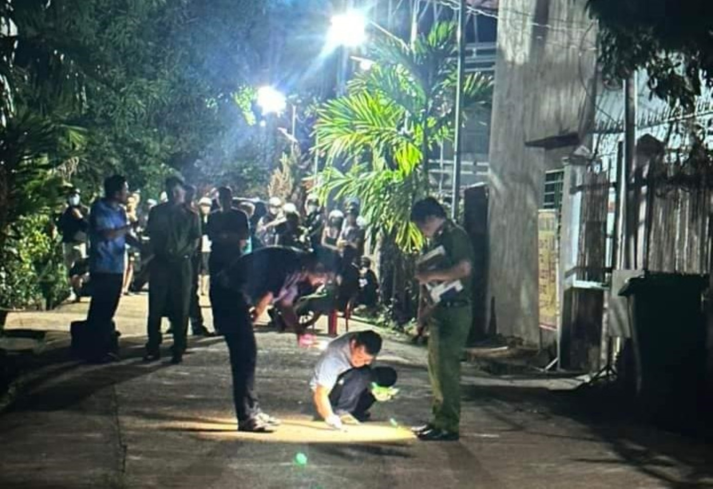 Hiện trường nơi xảy ra vụ việc