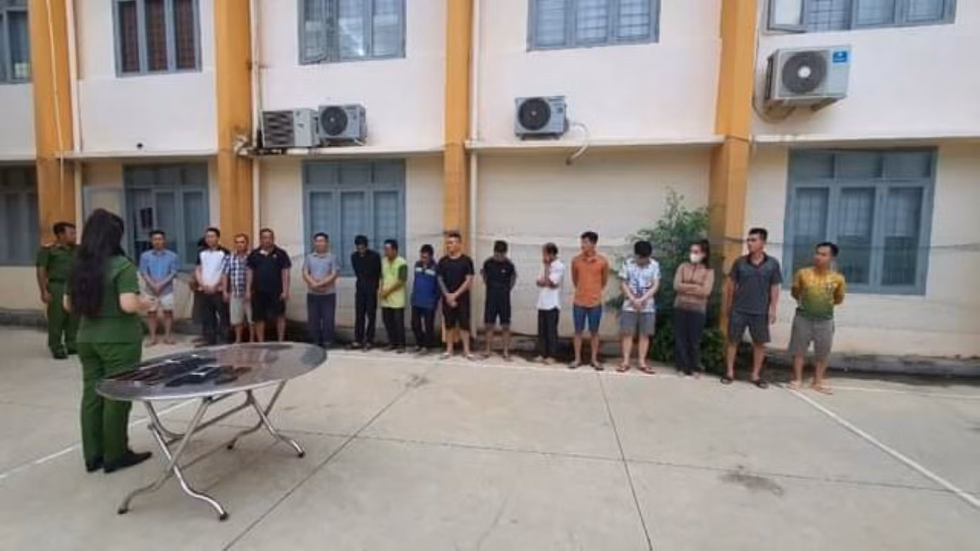 Các đối tượng liên quan đến đường dây cá độ bóng đá quy mô lớn