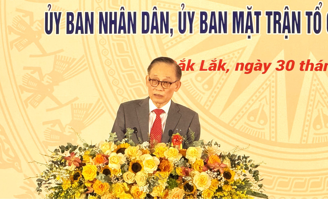 Ông Lê Hoài Trung - Bí thư Trung ương Đảng, Chánh Văn phòng Trung ương Đảng phát biểu.