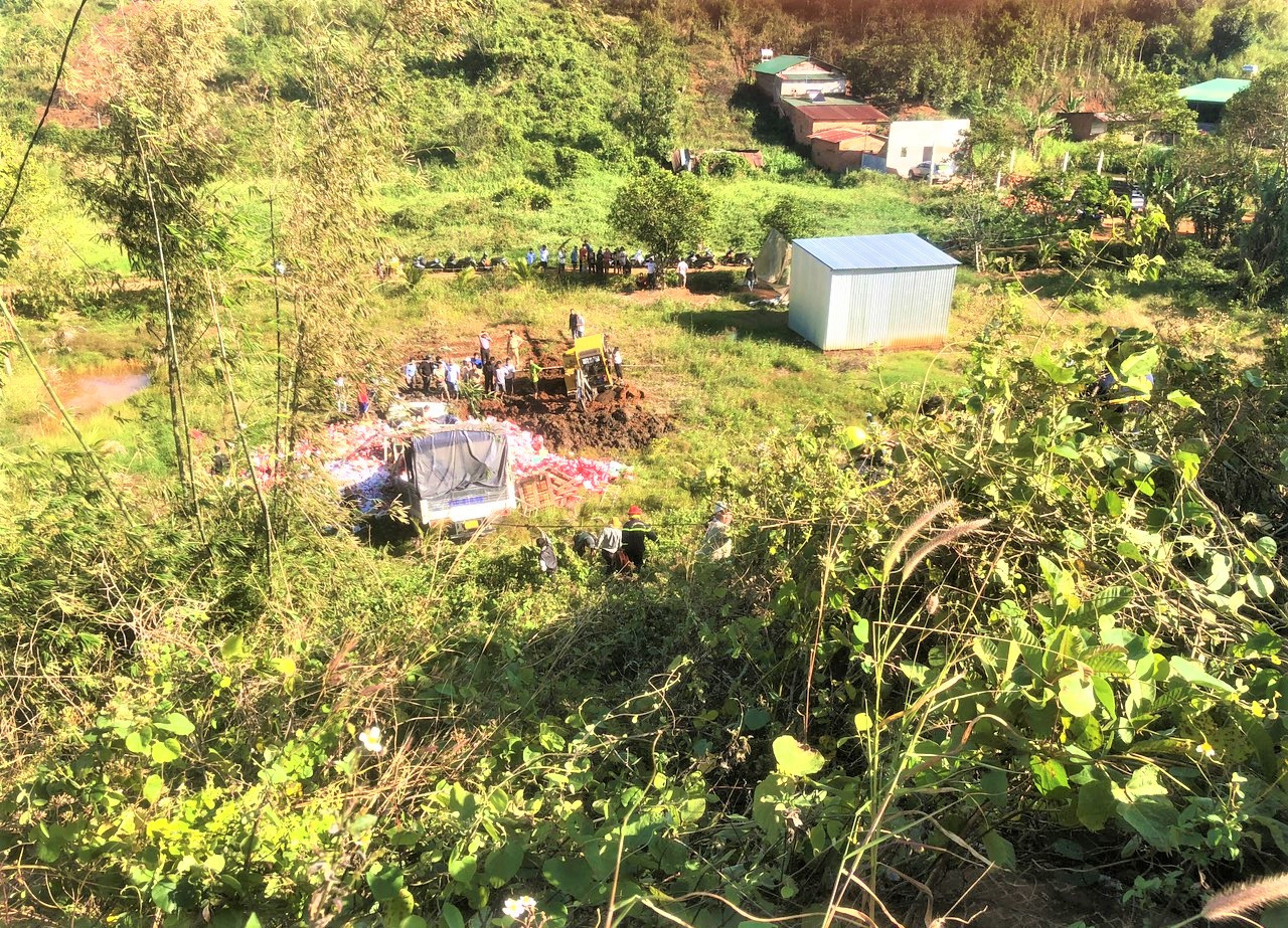 Hiện trường vụ tai nạn