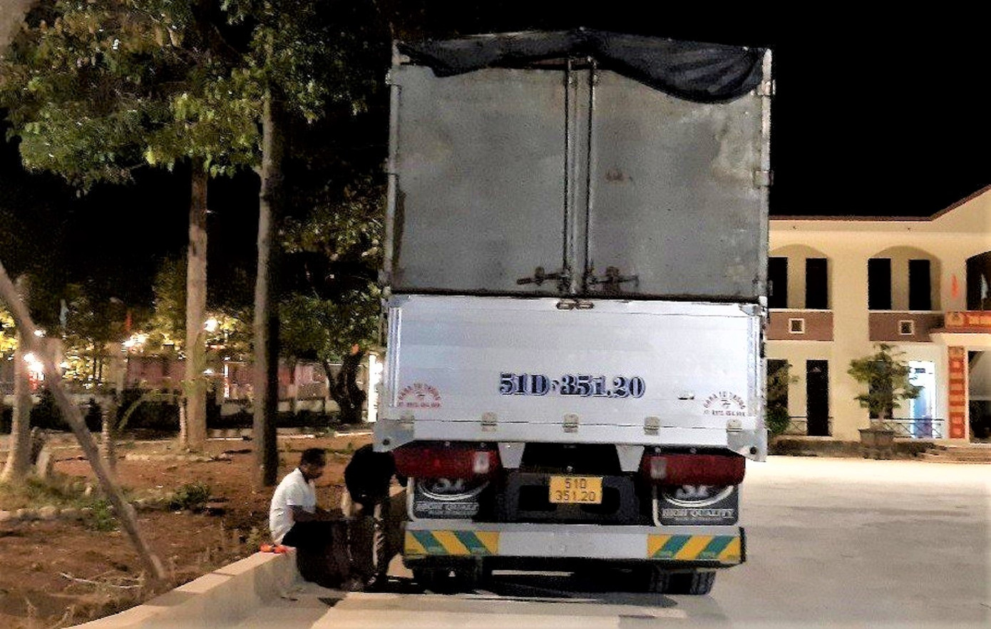 Chiếc xe tải được xác định liên quan đến vụ tai nạn chết người